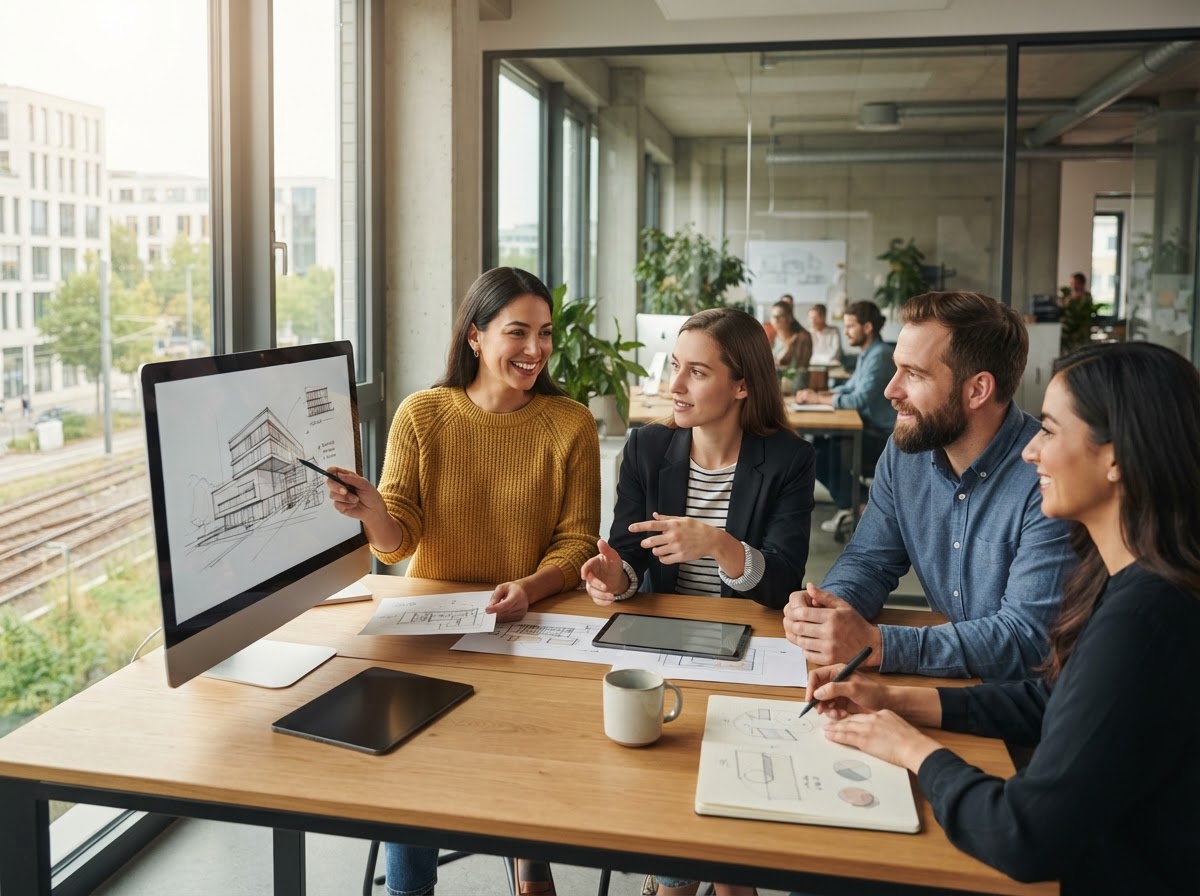 Saine team reviewing a transparent daily performance report